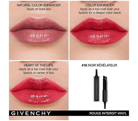 givenchy black lipstick review on african american women|givenchy rouge interdit temptation lipstick.